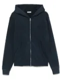 SANDRO logo-patch hoodie - Blue