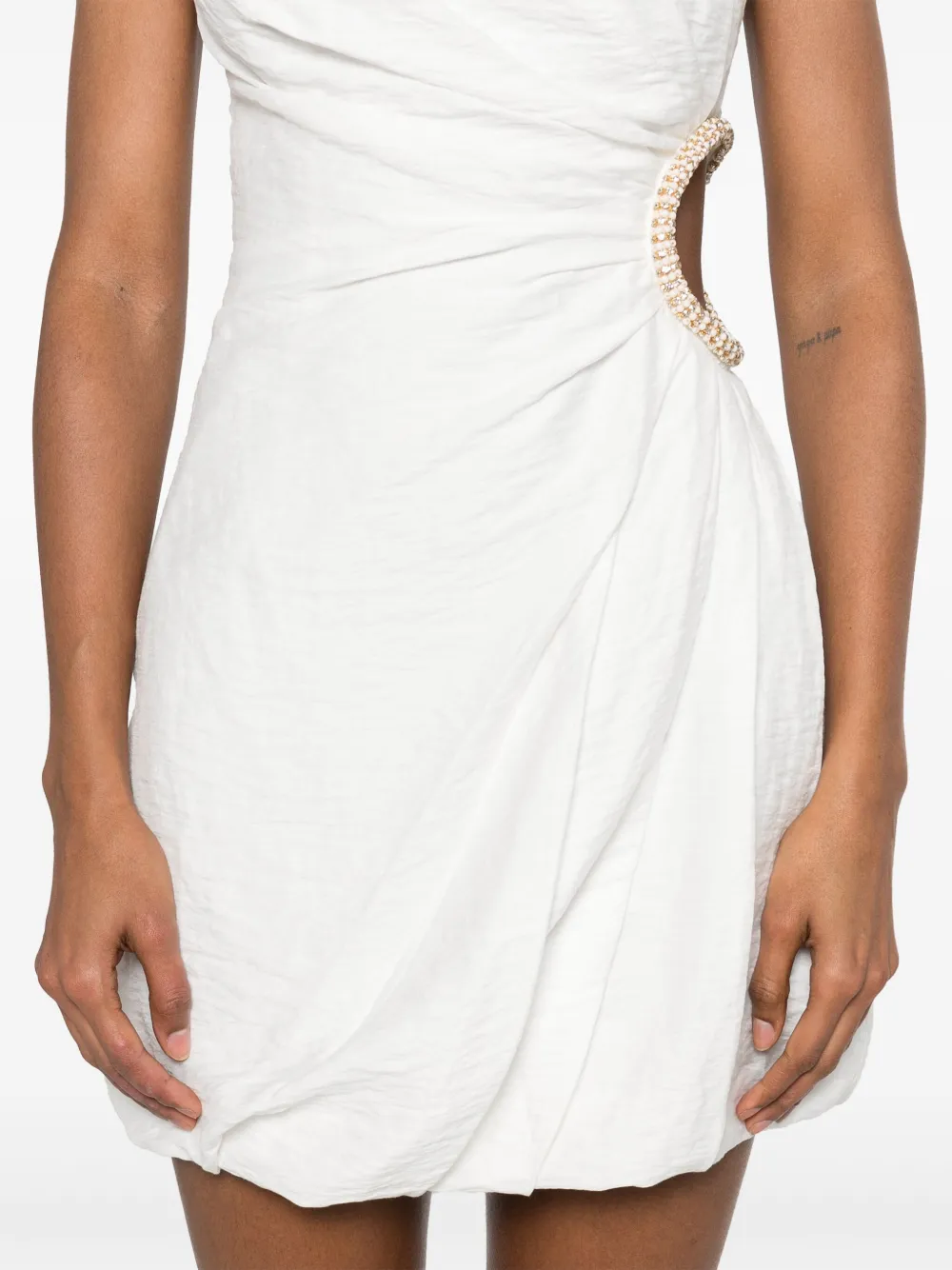 Sandro Dalida Asymmetric Short Dress