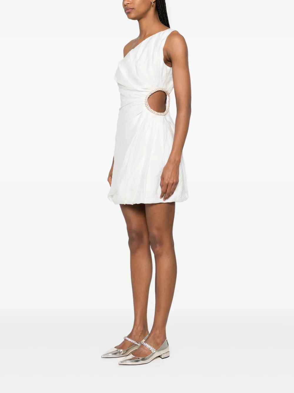 Sandro Dalida Asymmetric Short Dress