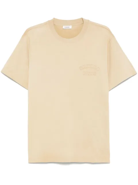 SANDRO logo-lettering T-shirt