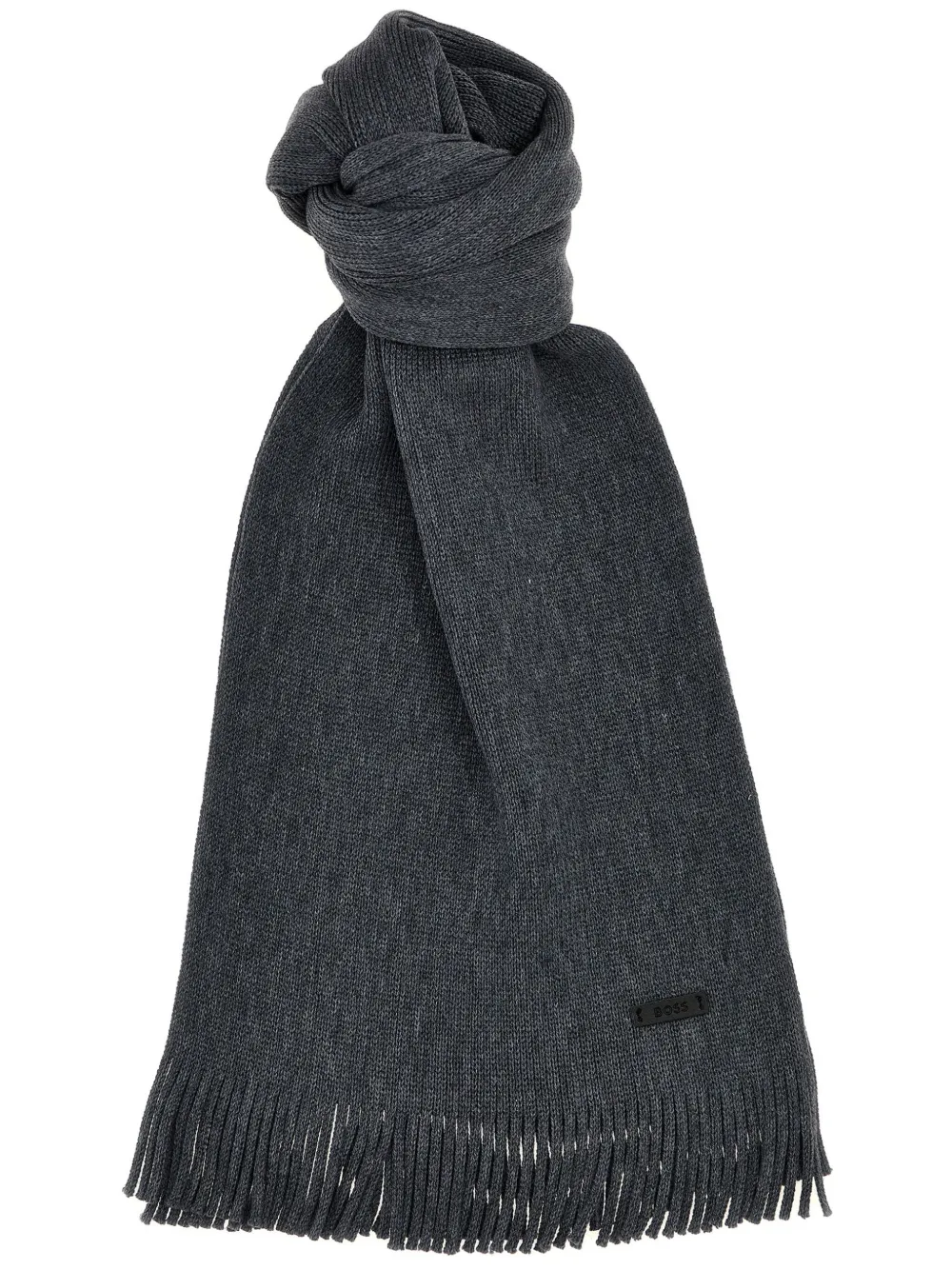 Hugo Boss Albas Scarf In Gray