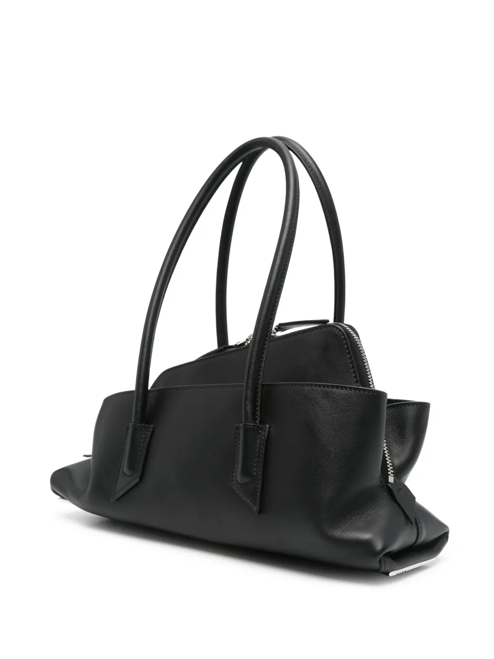 The Attico La Passeggiata kleine shopper Zwart