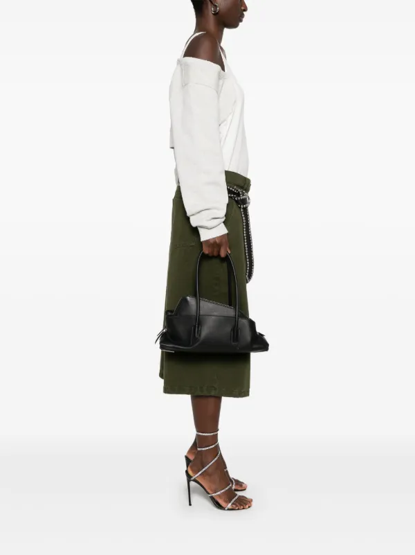 バッグ・カバンその他 The Attico La Passeggiata Small bag black La Passeggiata Small leather tote bag in black - The Attico