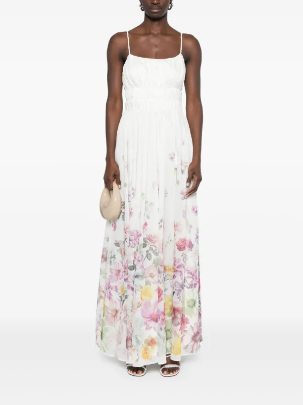 【Aje.】Fleur Maxi Dress Aje Fleur Maxi Dress | White | FARFETCH CA