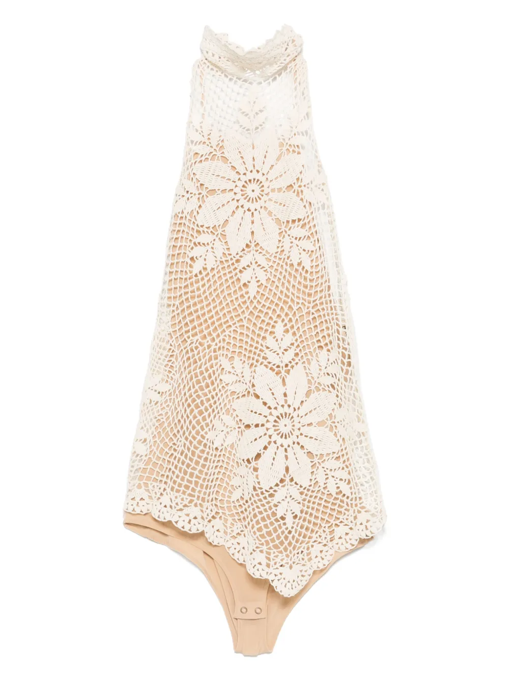 Magda Butrym lace crochet top | Neutrals | Image 1
