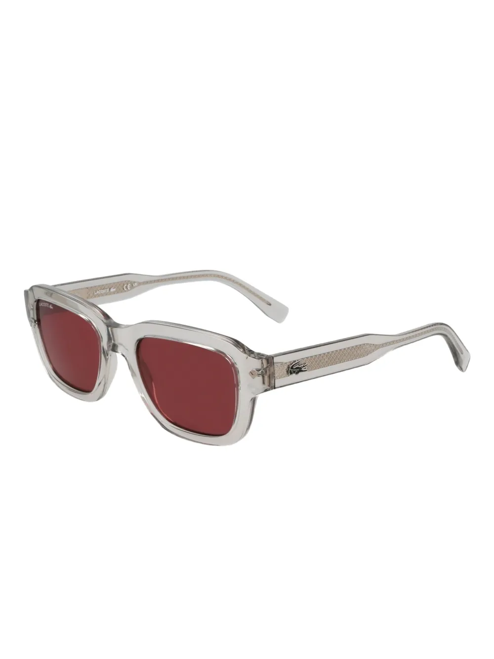 Lacoste square acetate sunglasses Grijs