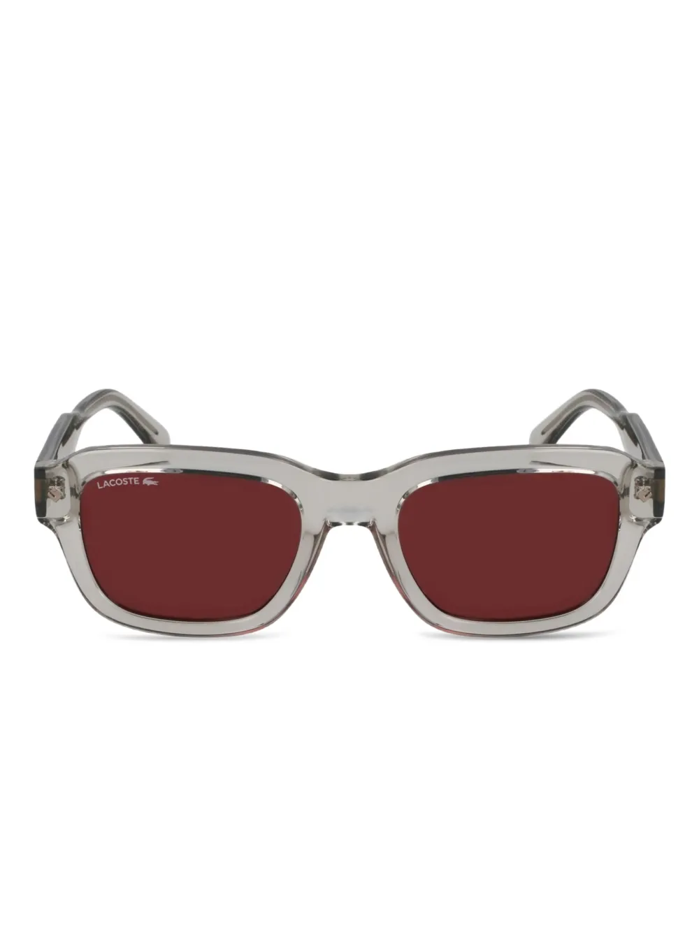 Lacoste square acetate sunglasses Grijs