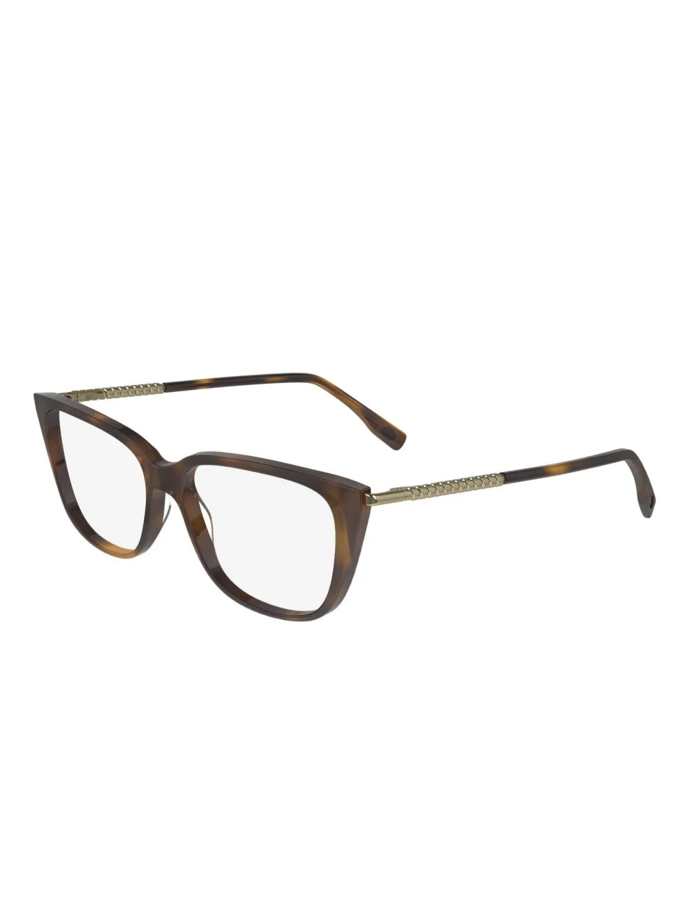 Lacoste Bril met cat-eye montuur Bruin