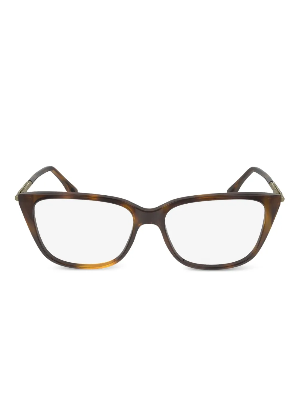 Lacoste Occhiali cat-eye con effetto tartarugato - Marrone