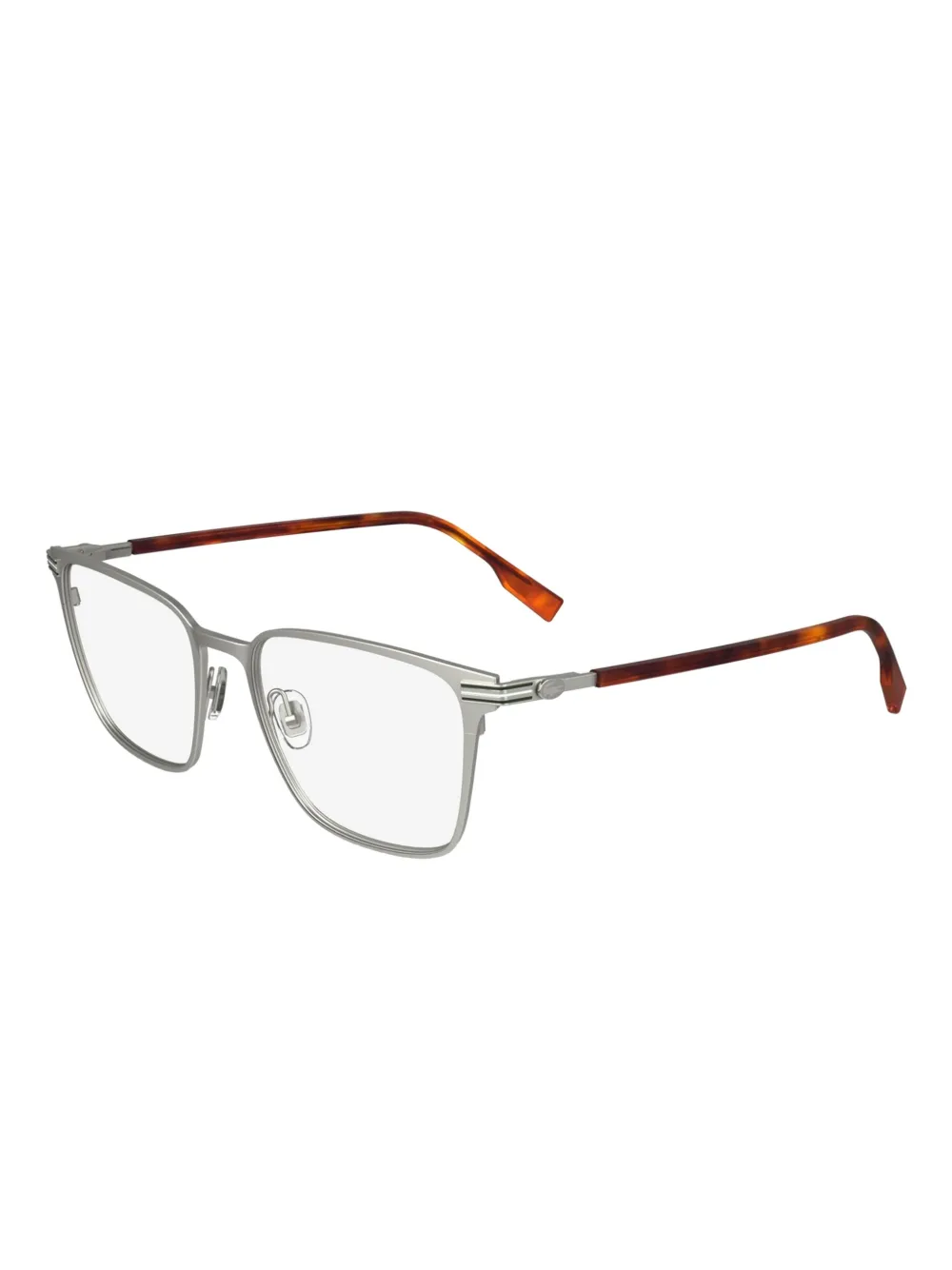 Lacoste L2301 metalen bril met rechthoekig montuur Zilver
