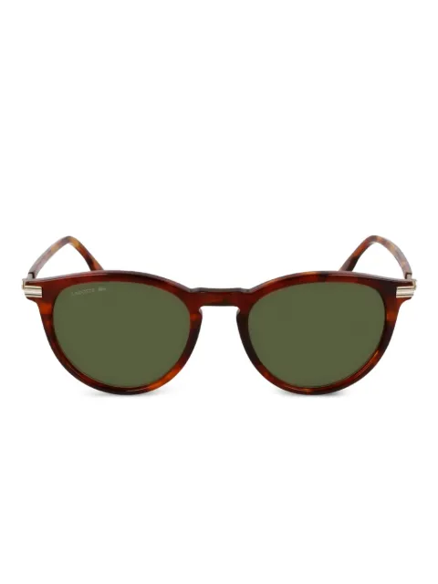 Lacoste tortoiseshell round sunglasses