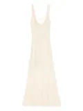 SANDRO knitted maxi dress - Neutrals