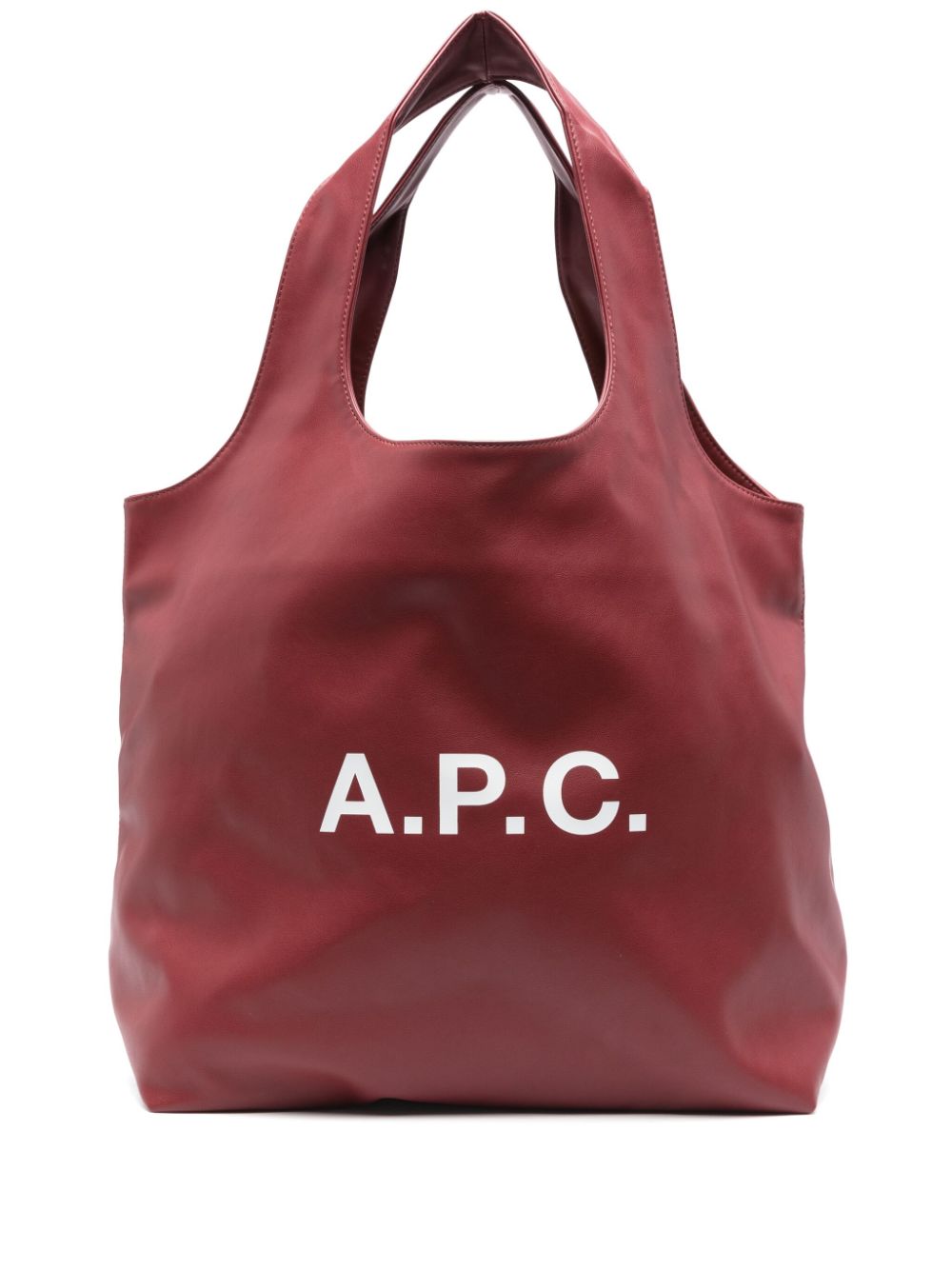 A.P.C. Ninon Tote Bag Rot FARFETCH DE