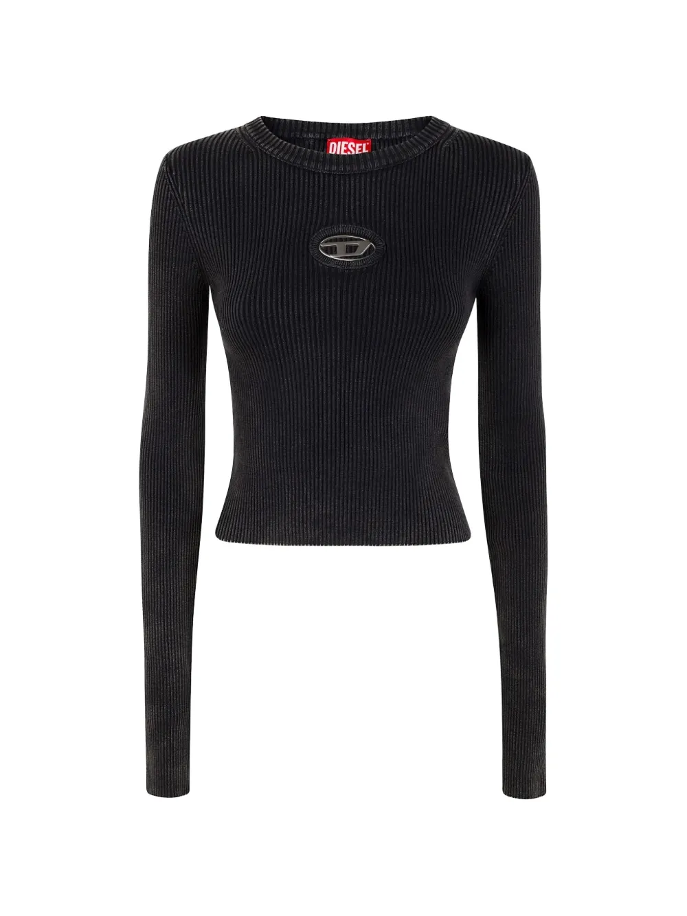 Diesel ribbed knit top - Nero