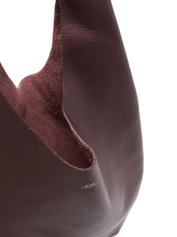 【関税込み】Le Neige Shopper Bag - A.P.C. - Leather - Brown A.P.C. Le Neige Tote Bag | Red | FARFETCH