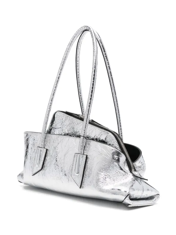 ショルダーバッグ・ポシェット THE ATTICO Woman Shoulder bag Silver 241WAH00042PUR001AA 002 The Attico Small La Passeggiata Shoulder Bag | Silver | FARFETCH