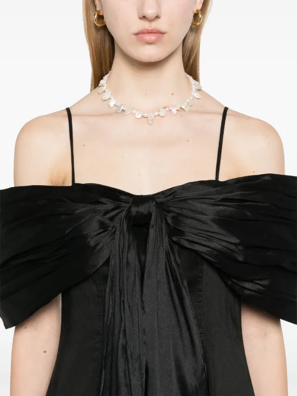 Aje Scarlett Maxi Dress | Black | FARFETCH PL