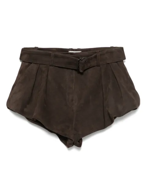 Magda Butrym short en daim