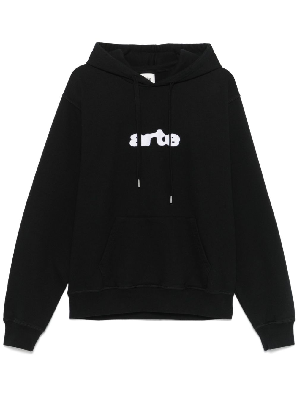 logo-embroidered hoodie