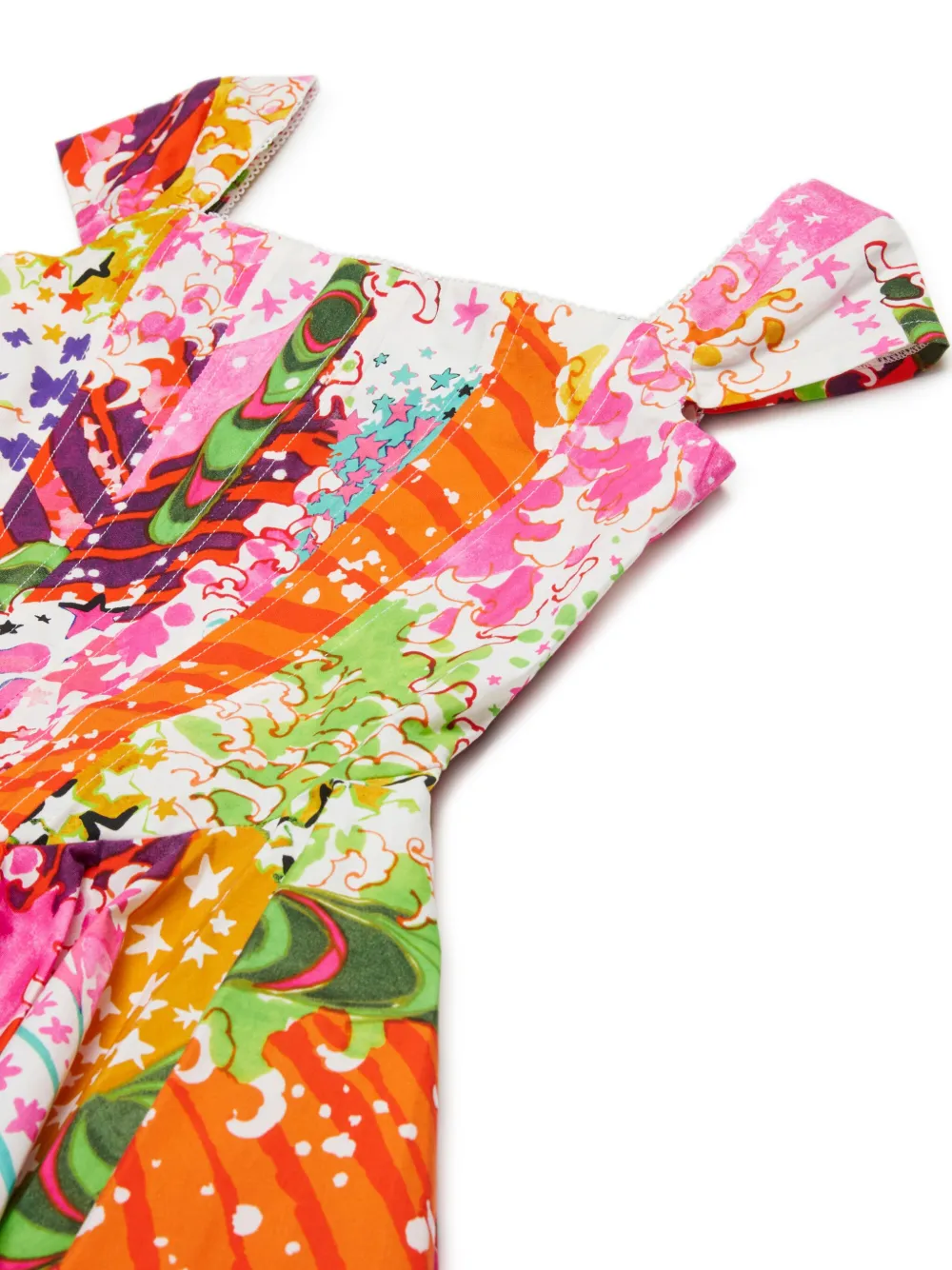 DSQUARED2 KIDS Jurk met verfspetters Oranje