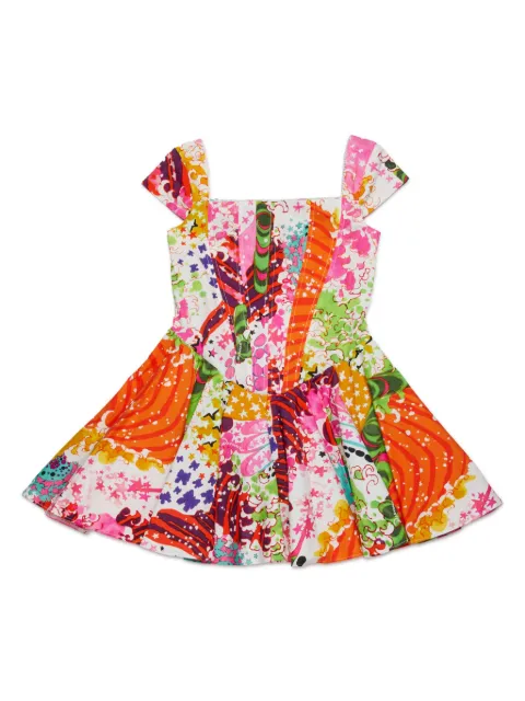 DSQUARED2 KIDS Vestido com respingos de tinta