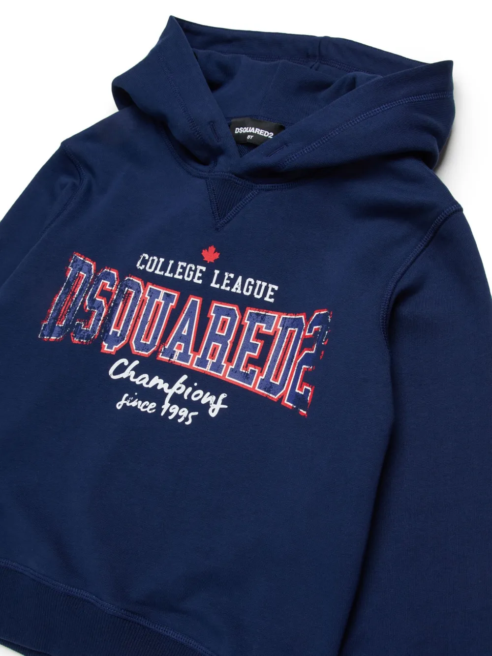 DSQUARED2 KIDS Hoodie met logoprint Blauw