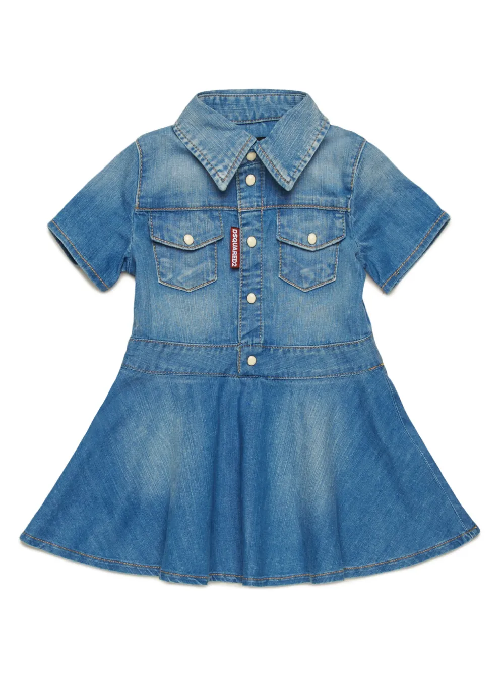 DSQUARED2 KIDS Spijkerjurk Blauw
