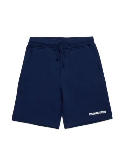 DSQUARED2 KIDS shorts deportivos con logo estampado