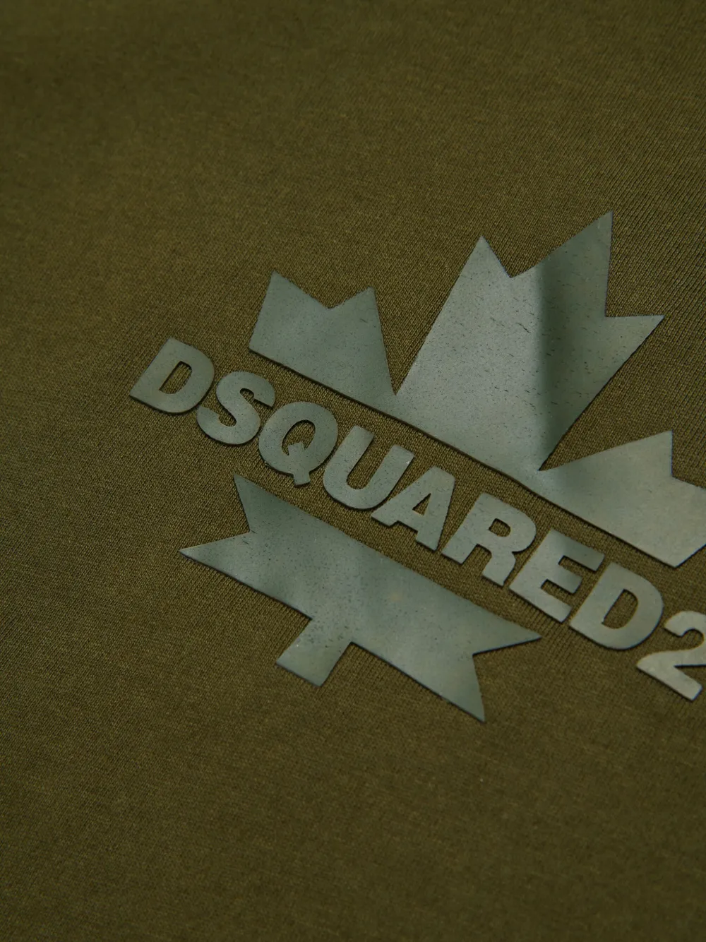 DSQUARED2 KIDS Katoenen T-shirt met logo Groen
