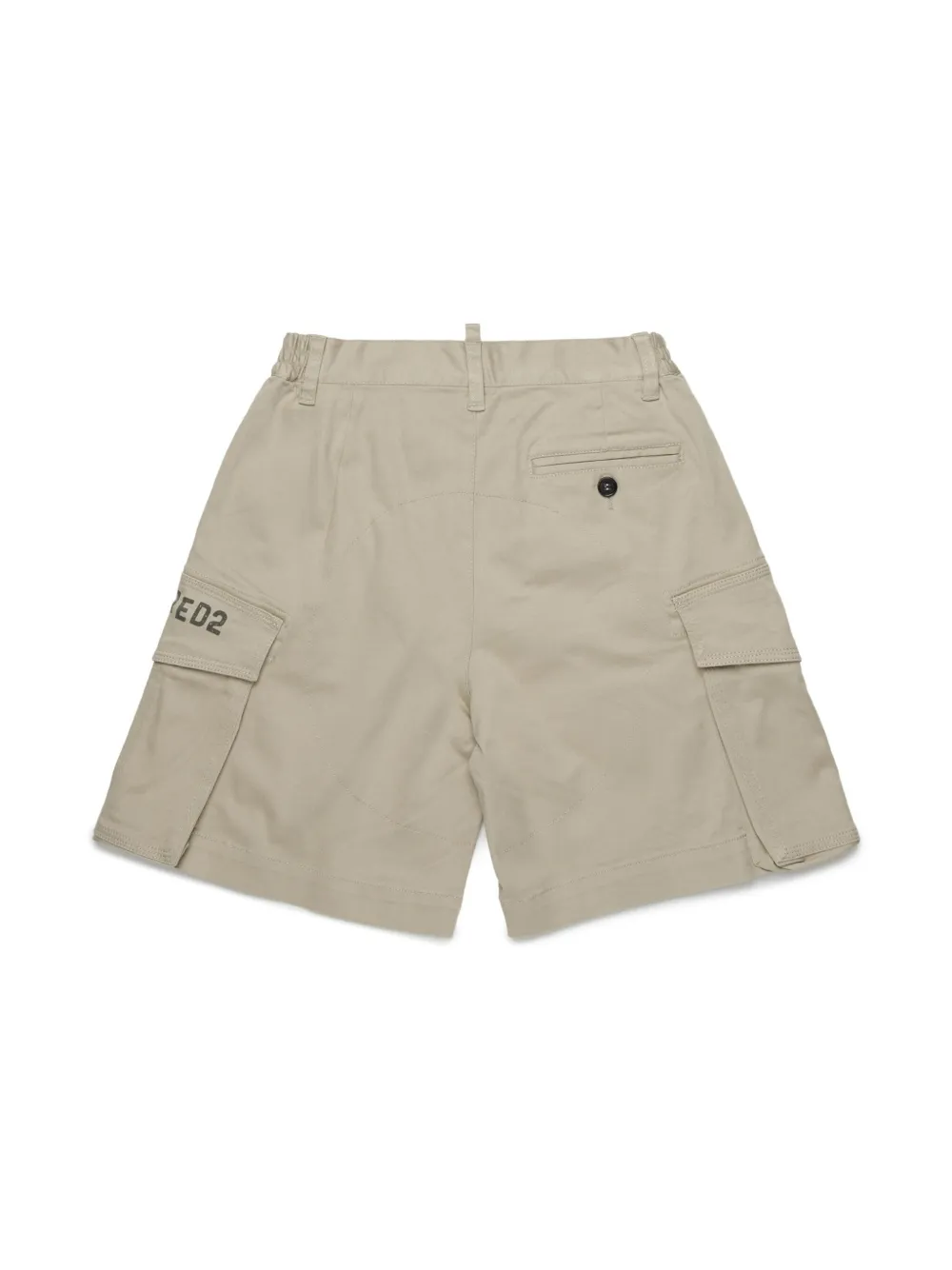 DSQUARED2 KIDS logo shorts - Beige