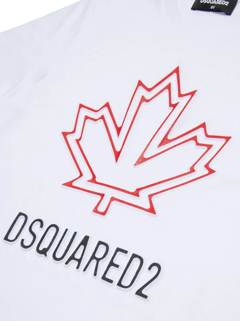 DSQUARED2 KIDS T-shirt met logoprint Wit