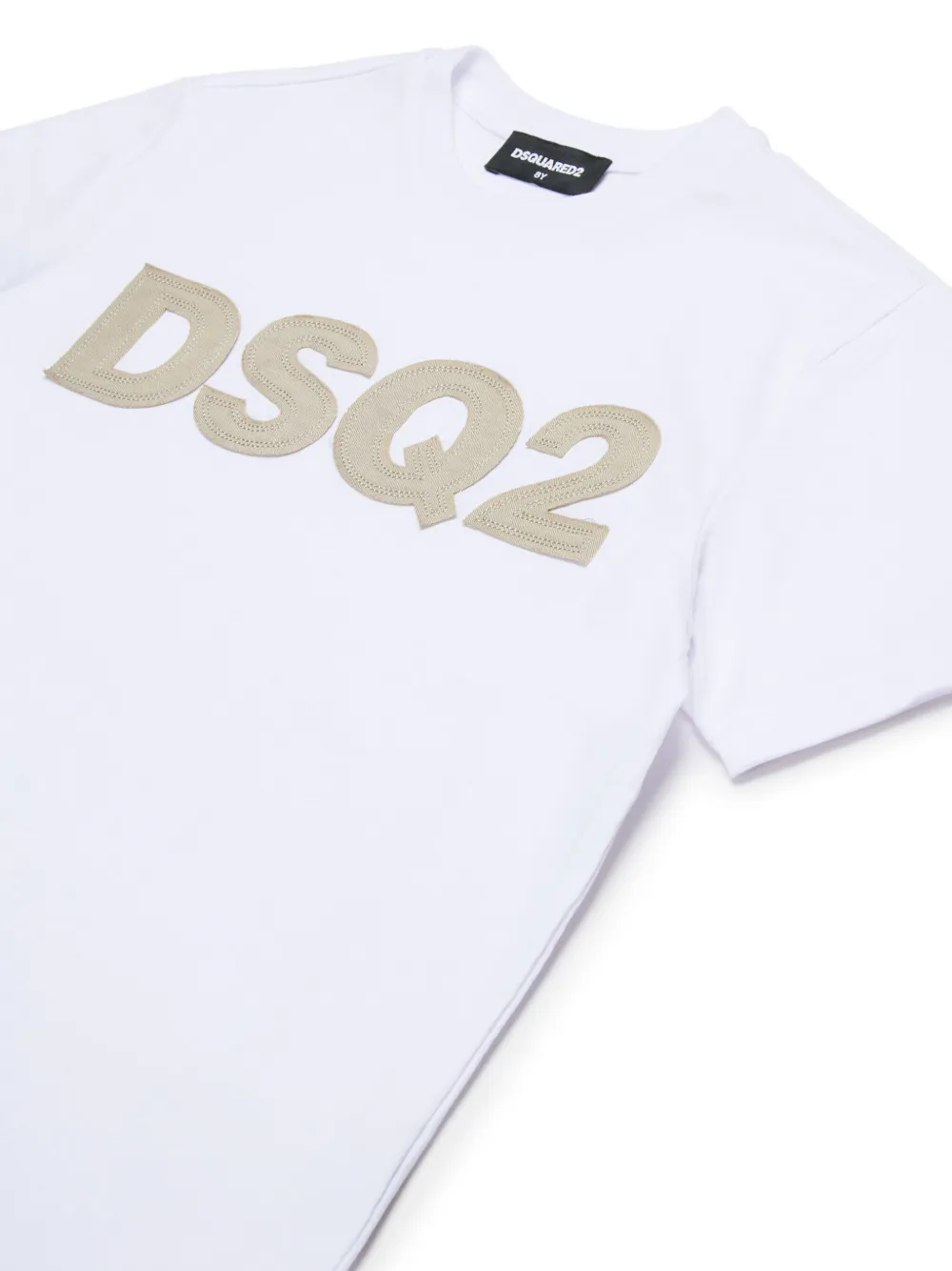 DSQUARED2 KIDS T-shirt met logopatch Wit