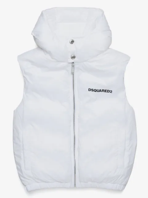 DSQUARED2 KIDS logo-print gilet