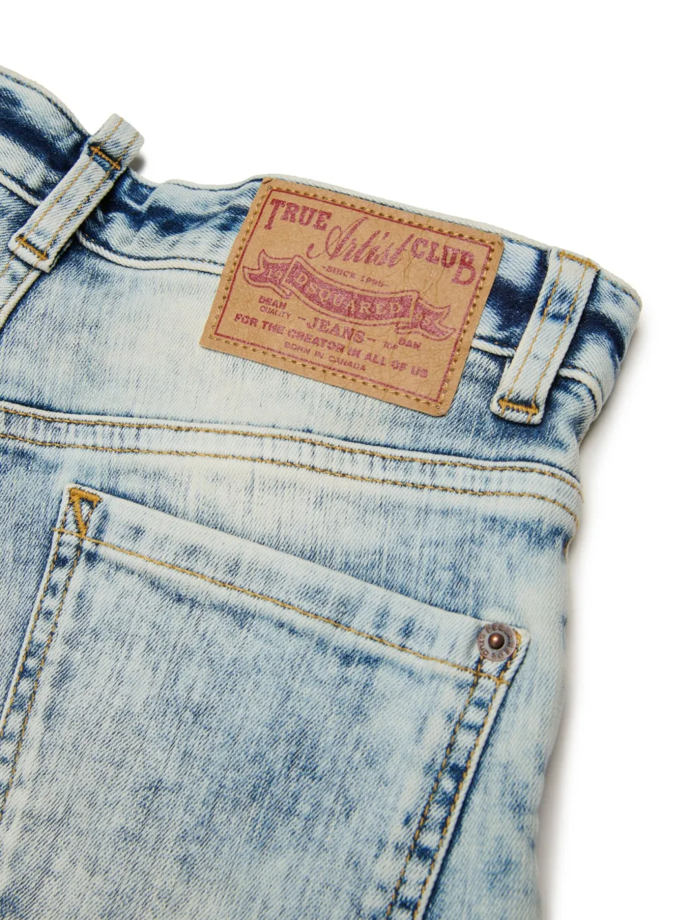 DSQUARED2 KIDS Jeans met wijde pijpen Blauw