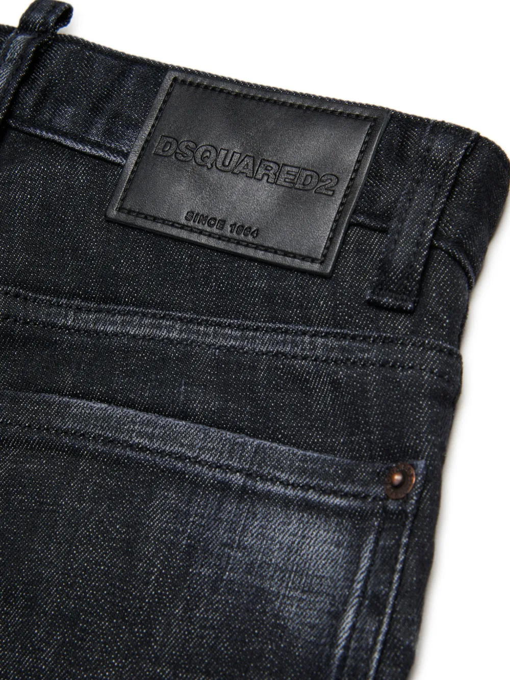 DSQUARED2 KIDS Cool Guy straight jeans Zwart
