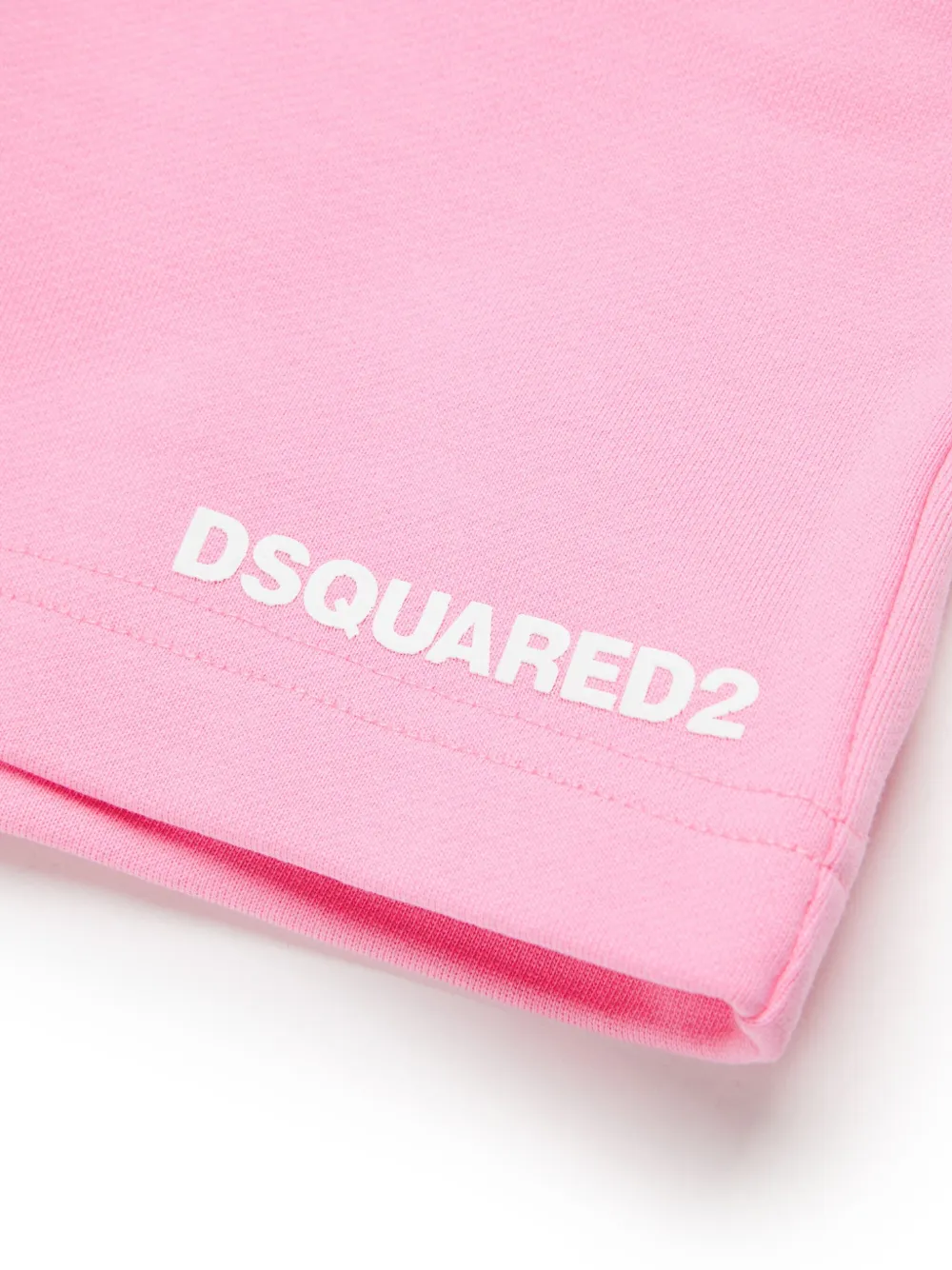 DSQUARED2 KIDS Shorts met logoprint Roze