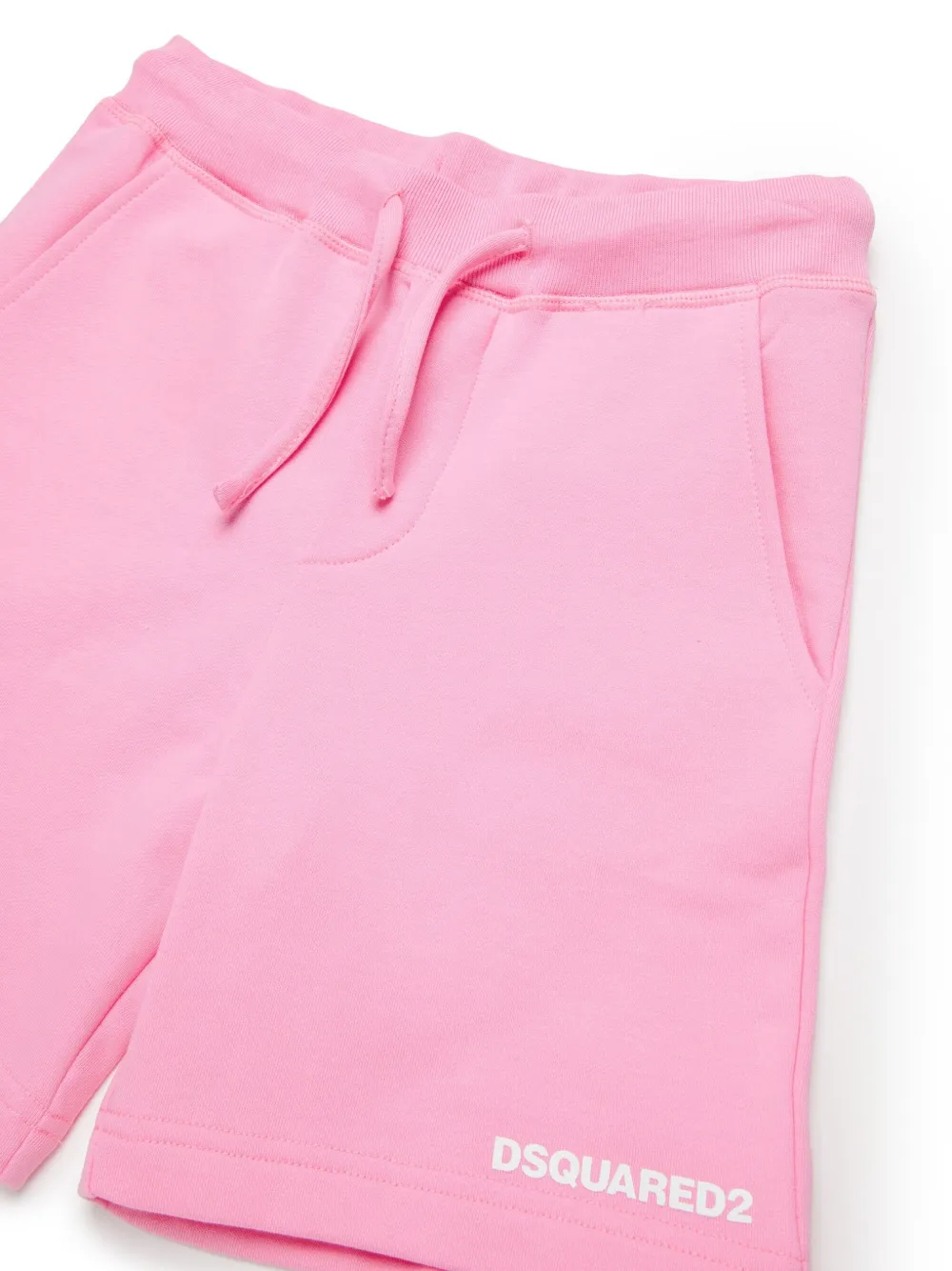 DSQUARED2 KIDS Shorts met logoprint Roze