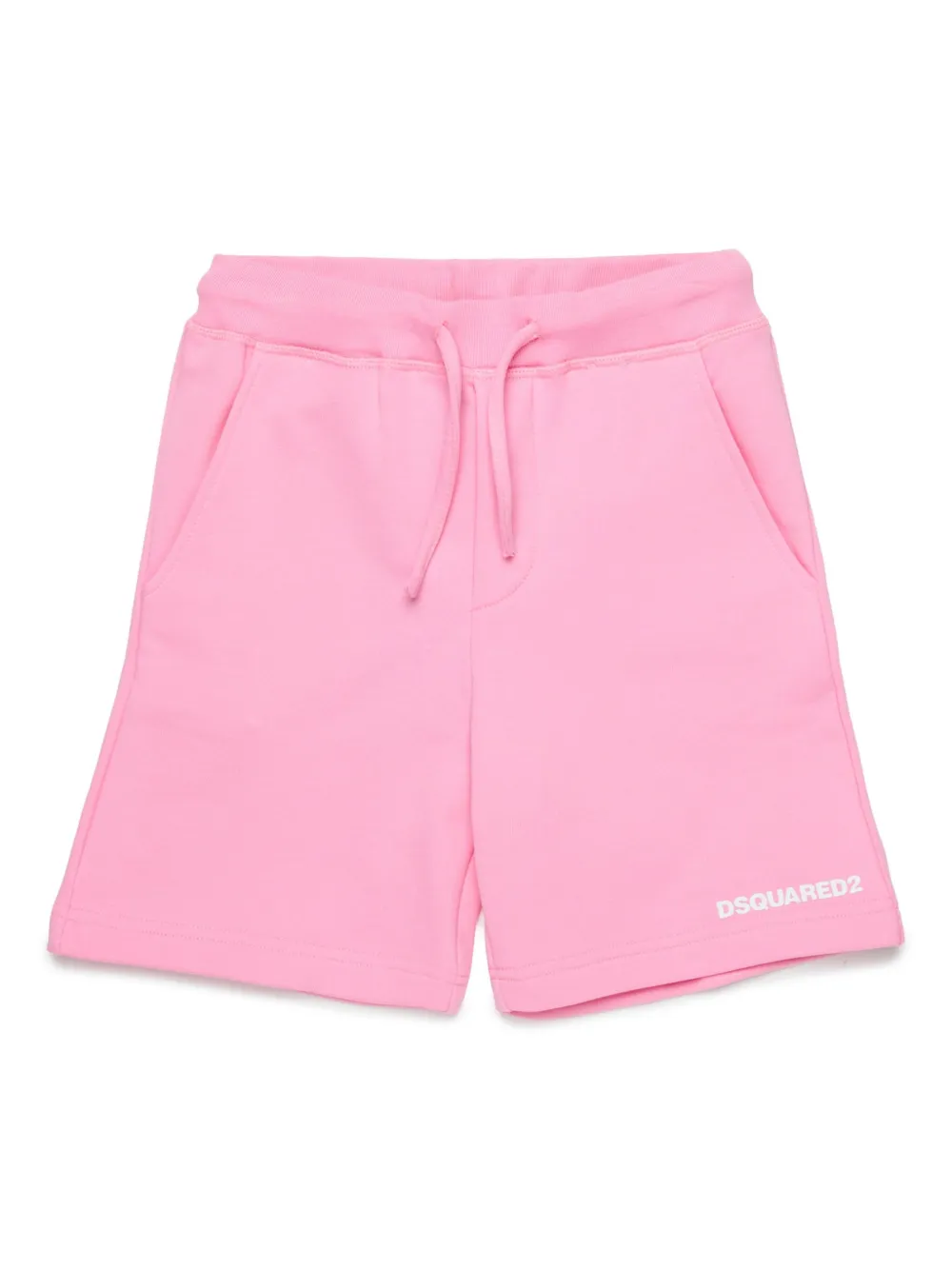 DSQUARED2 KIDS Shorts met logoprint Roze