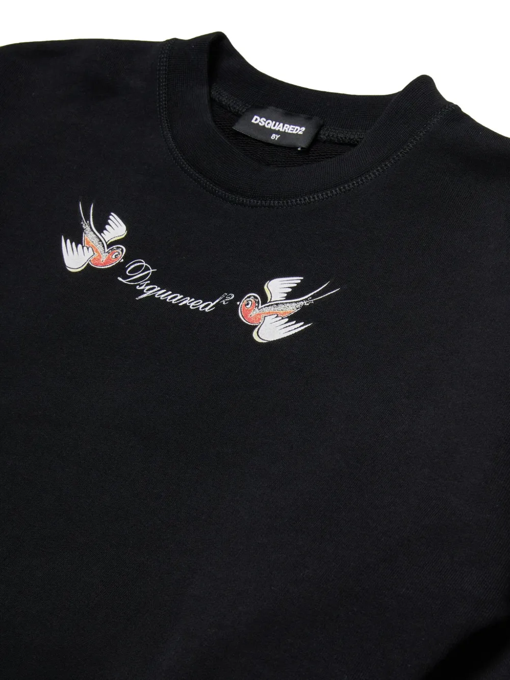 DSQUARED2 KIDS Sweater met logoprint Zwart