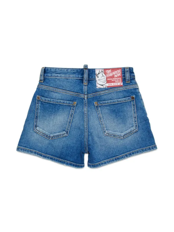 DSQUARED2 KIDS デニムショーツ | ブルー | FARFETCH JP