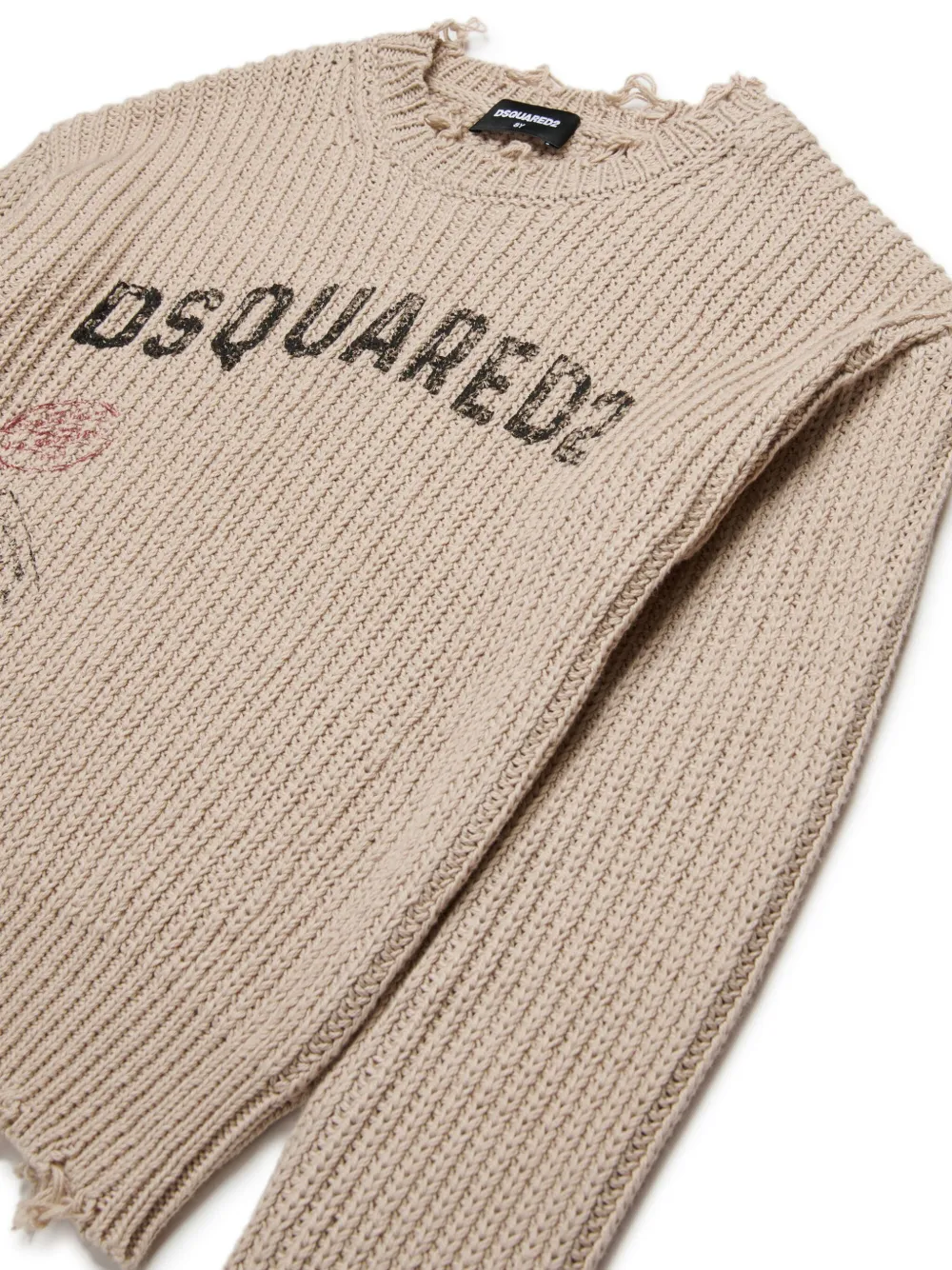 DSQUARED2 LOGO-PRINT SWEATER