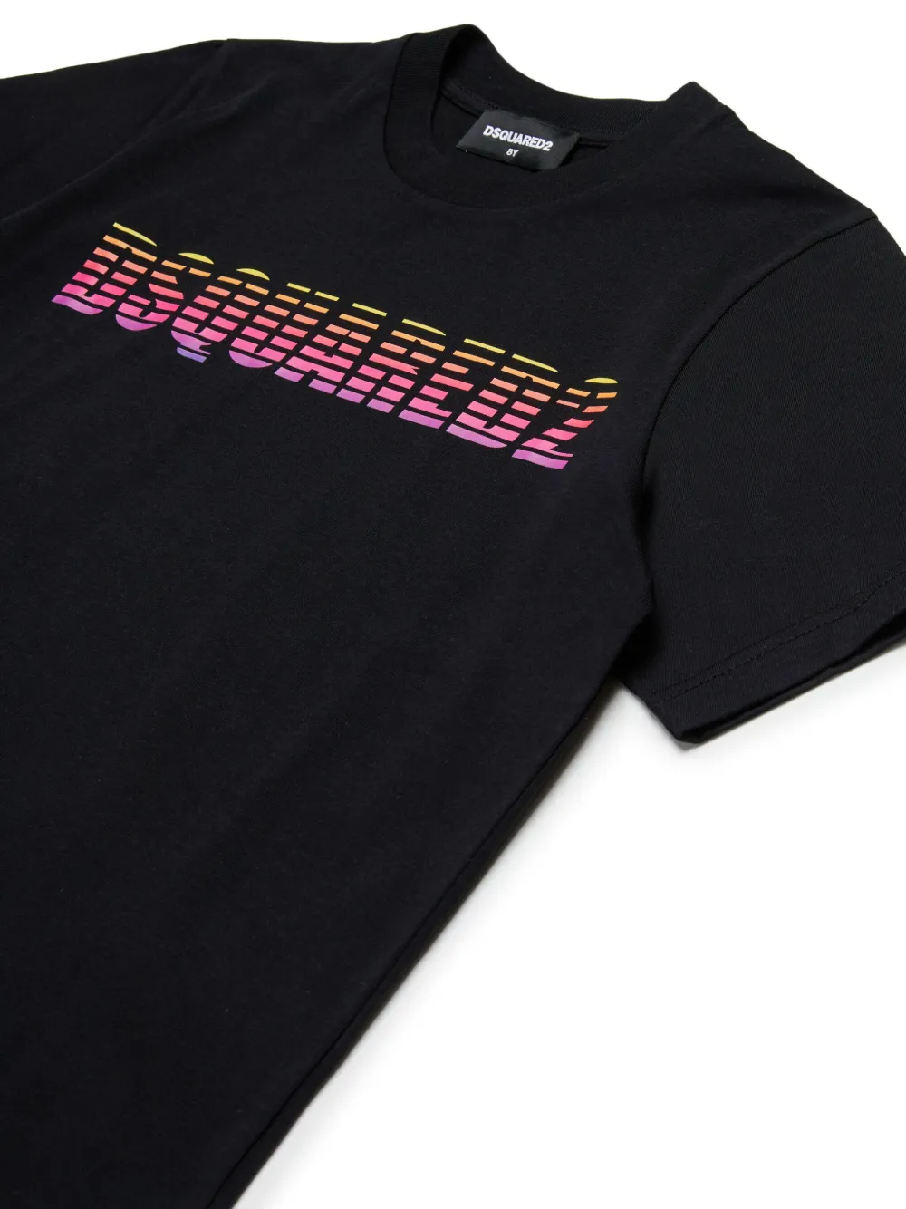 DSQUARED2 KIDS T-shirt met logoprint Zwart