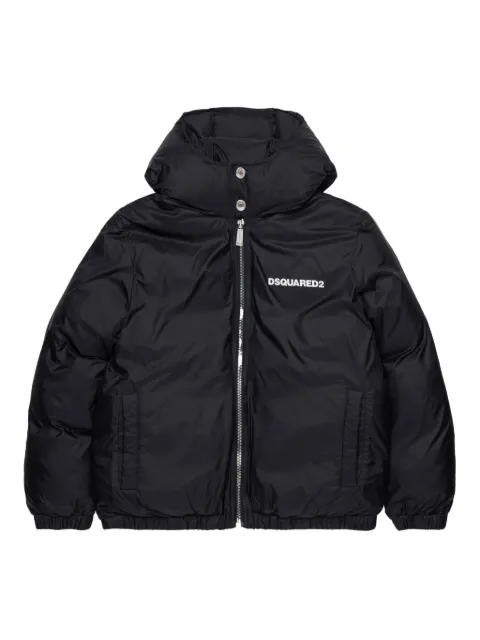 DSQUARED2 KIDS padded hooded jacket