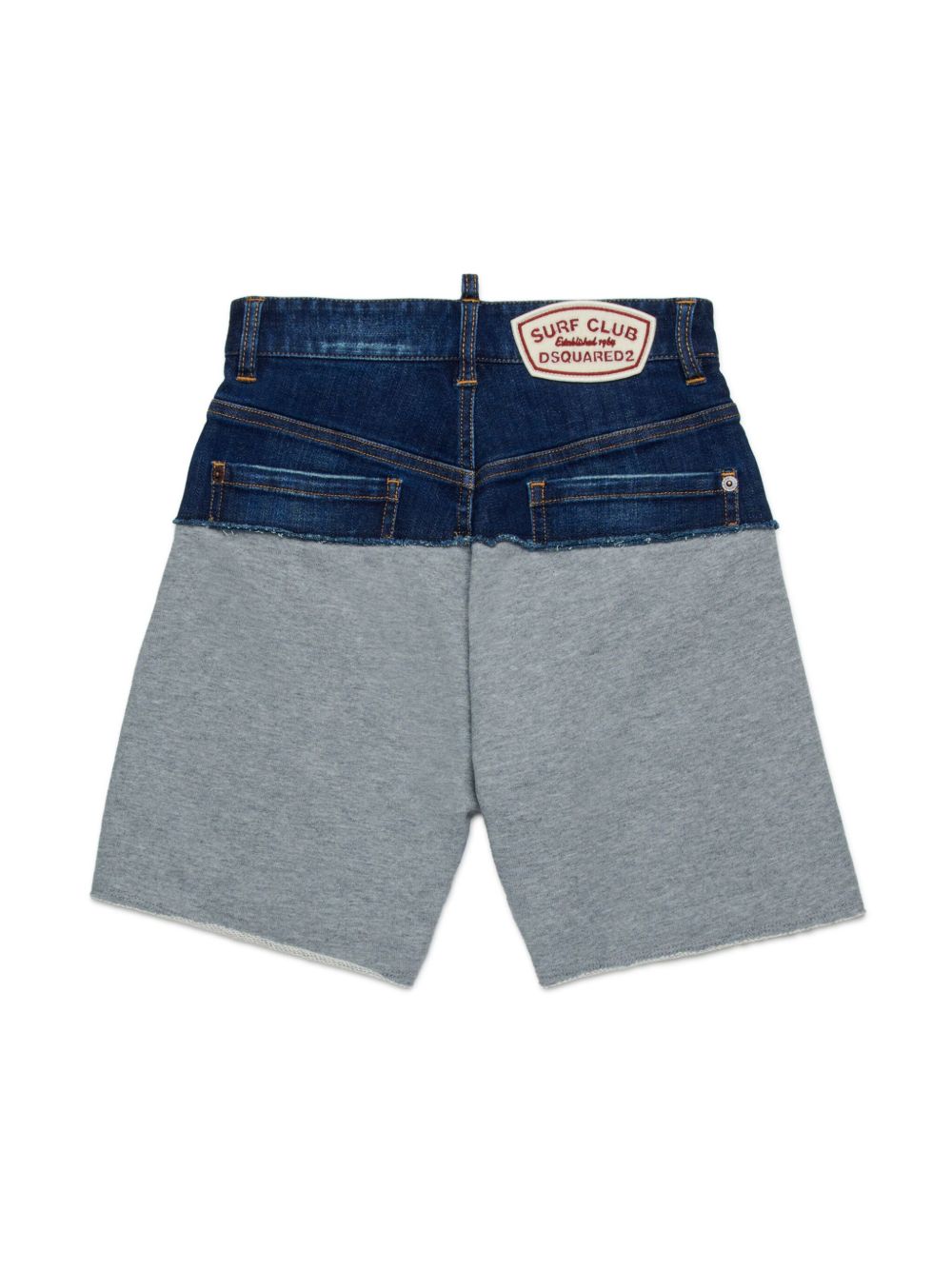 DSQUARED2 KIDS Shorts met vlakken - Grijs