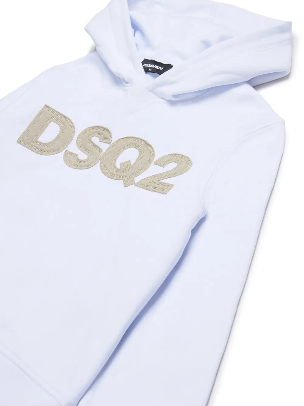 DSQUARED2 KIDS Hoodie met logo-applicatie Wit