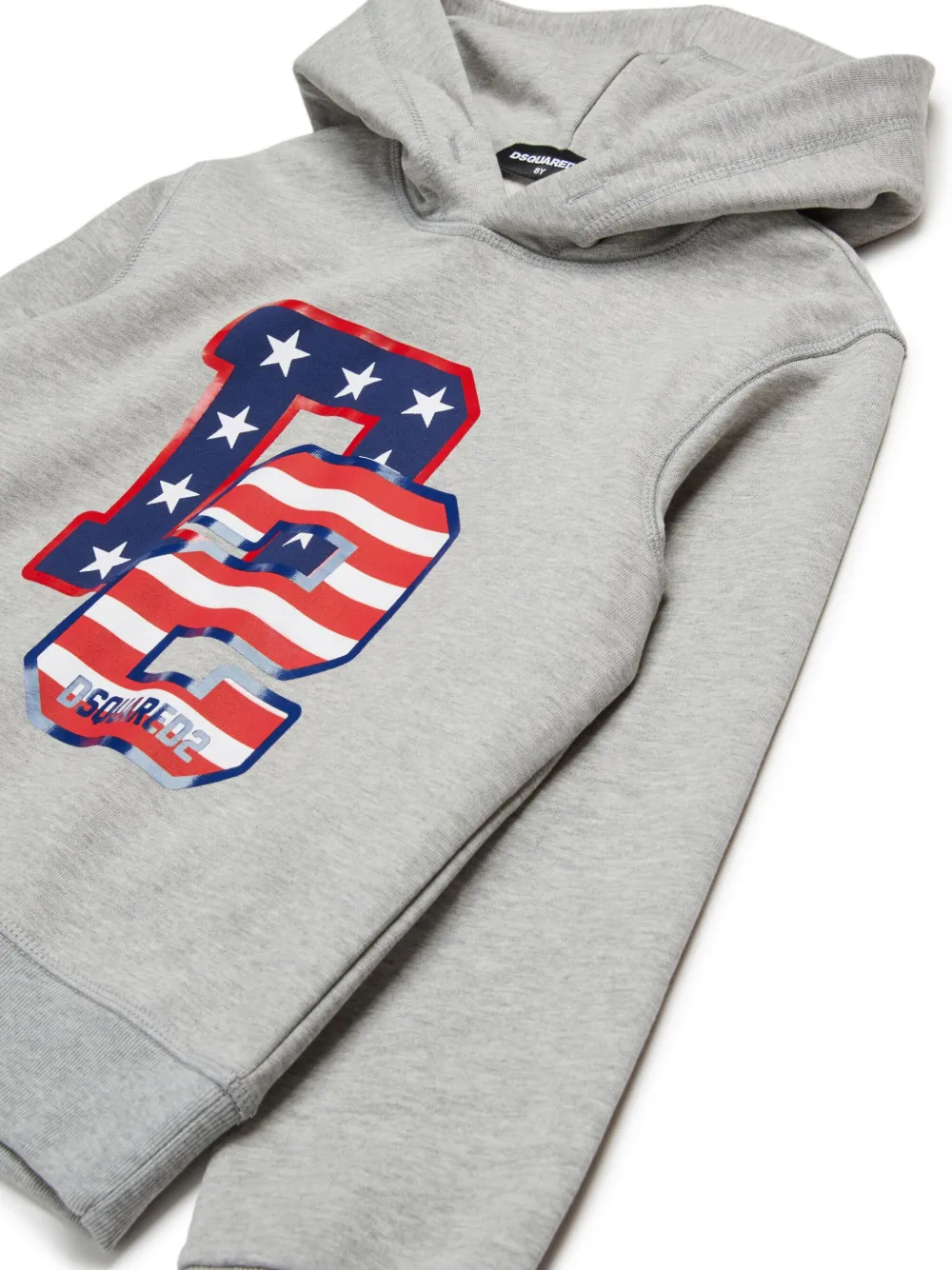 DSQUARED2 KIDS Hoodie met logoprint Grijs