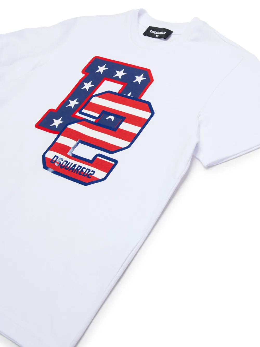 DSQUARED2 KIDS T-shirt met logoprint Wit