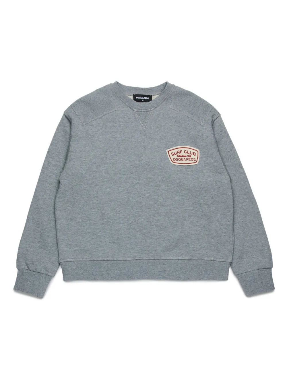 DSQUARED2 KIDS Sweater met logopatch Grijs