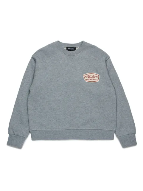 DSQUARED2 KIDS logo-patch sweatshirt