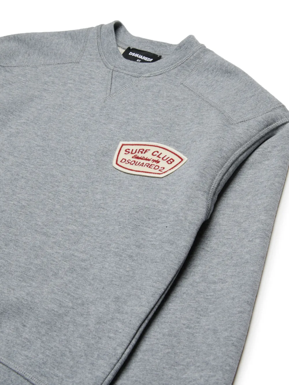 DSQUARED2 KIDS Sweater met logopatch Grijs